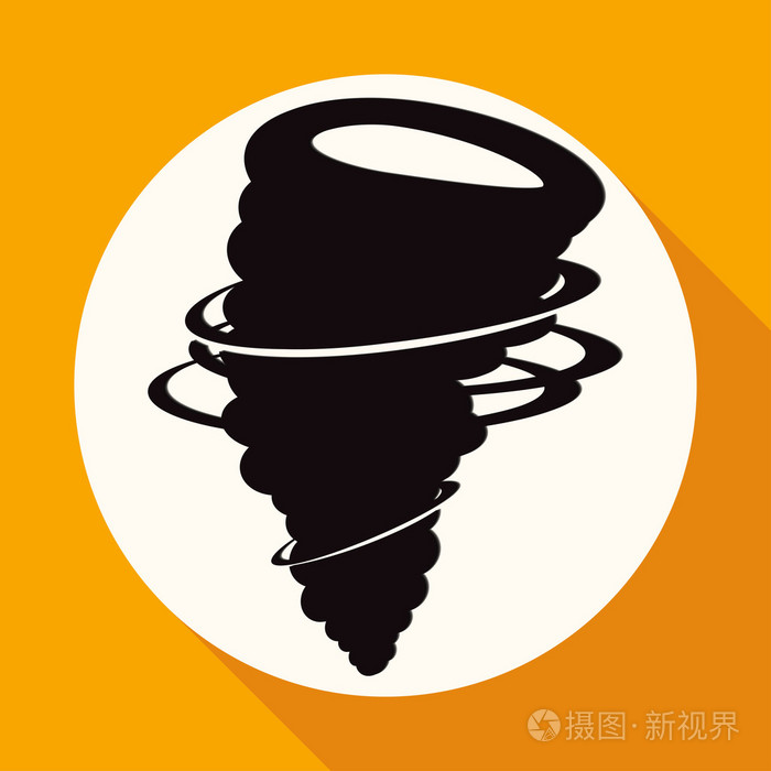 风龙卷风天气的图标