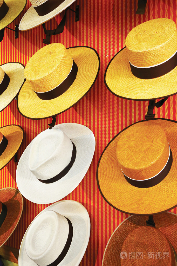 传统的西班牙帽子出售