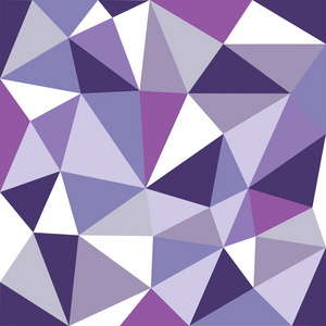 紫色调低多边形模式