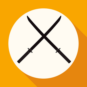 武术刀武士刀,武术的图标照片