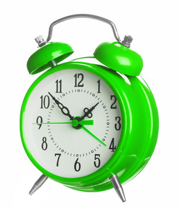 绿色闹钟图片