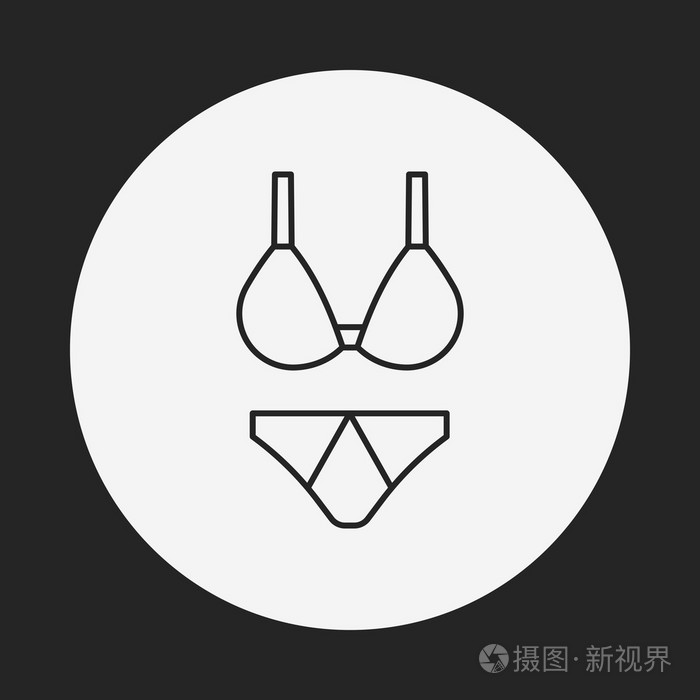 比基尼线图标