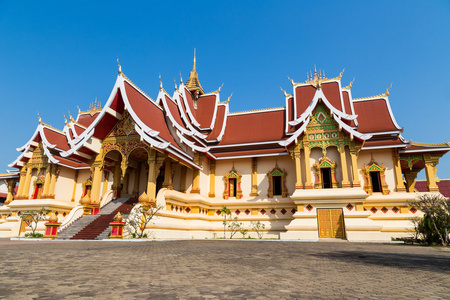 Vientaine，老挝 Wat Thatluang 讷