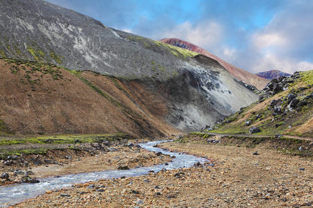 在冰岛国家公园 Landmannalaugar