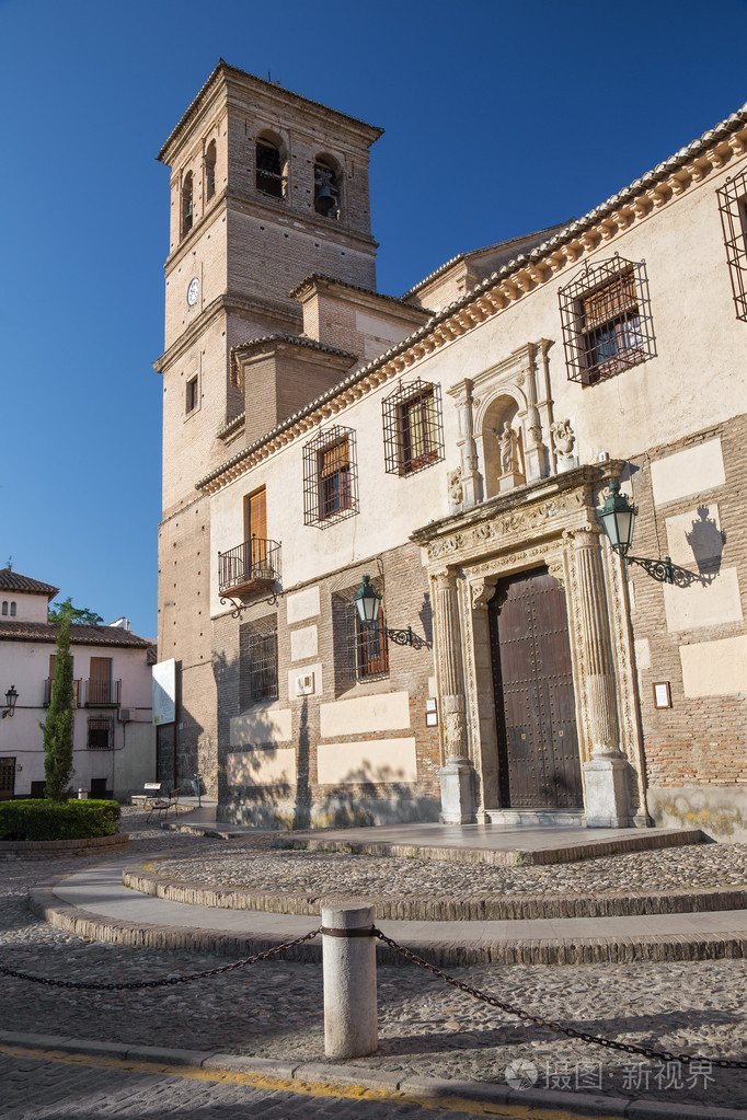 格拉纳达Iglasia del 萨尔瓦多教堂和广场