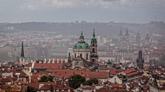 美丽的布拉格屋顶