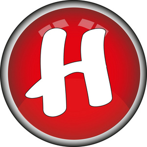 字母 h logo 图标设计模板元素