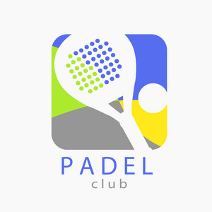 徽标 paddel 俱乐部