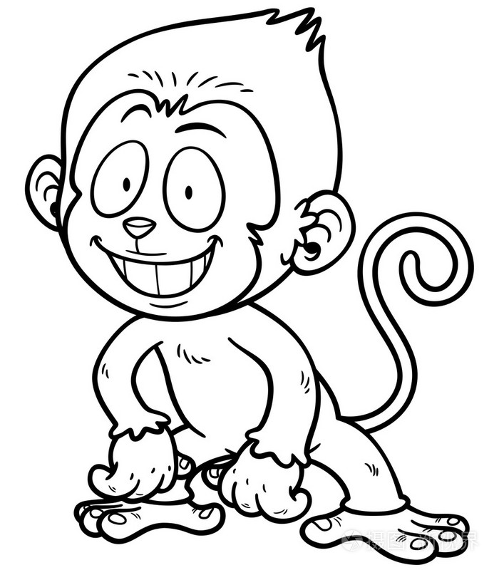 猴子怎么画 画家图片