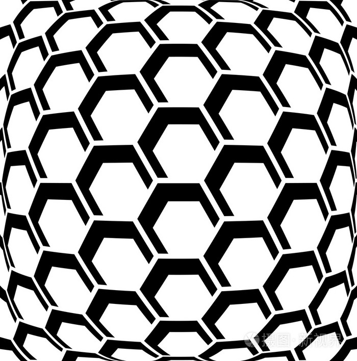 几何六边形图案.带纹理的背景