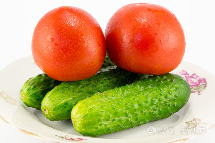黄瓜和番茄与测量