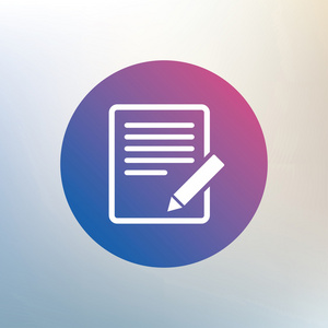 编辑文档签名图标照片