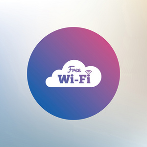 免费 wifi 上网标志