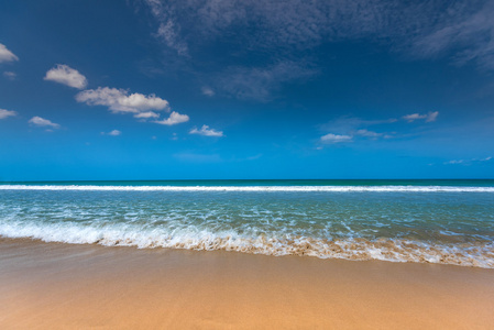 在斯里兰卡海滩景观