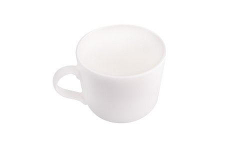 白色陶瓷杯