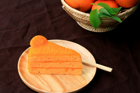橙色蛋糕