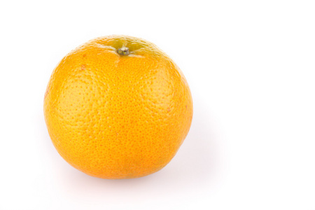 橙色水果热带孤立在白色背景上