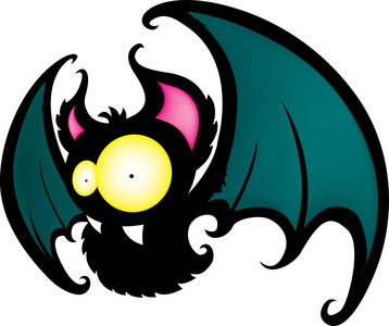 漫画卡通蝙蝠图片