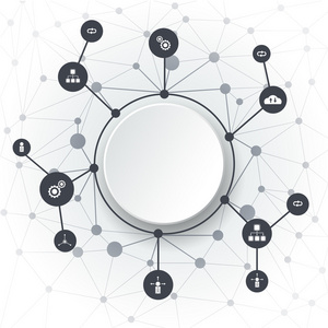 抽象的分子和通信技术