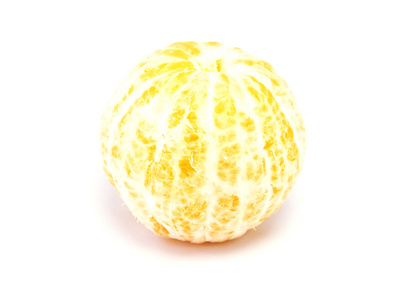孤立在白色背景上的新鲜橙子