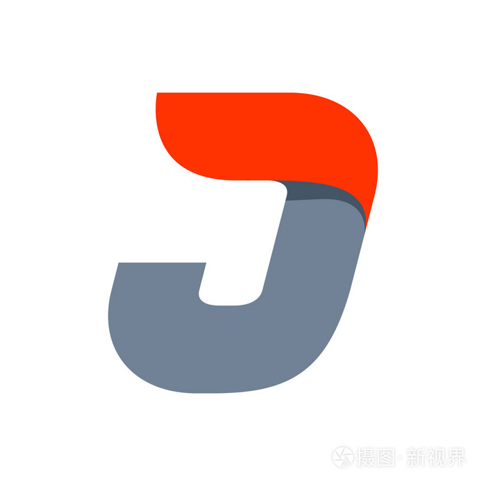 j字母标志设计模板