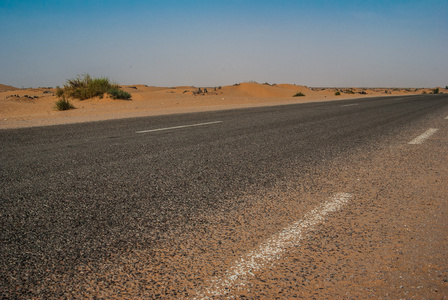 沙漠的路