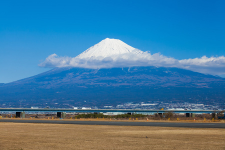 富士山和铁路