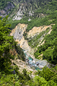 在黑山的塔拉河大峡谷景观图片