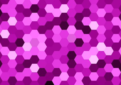 紫色的六角抽象背景