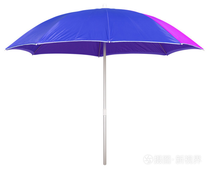 沙滩伞蓝色