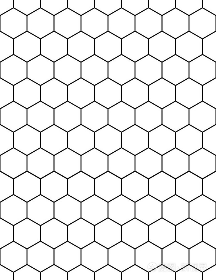 无缝壁纸图案现代时尚的纹理背景中的六角形形式矢量图eps10