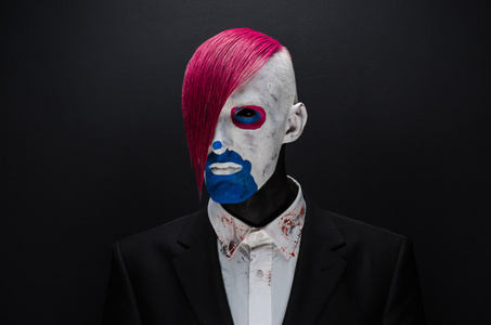 小丑假发头发图片