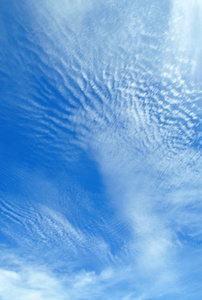 蓝色的天空云特写。抽象。背景