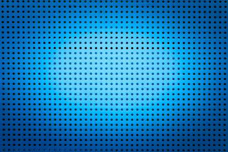 蓝色金属孔插画