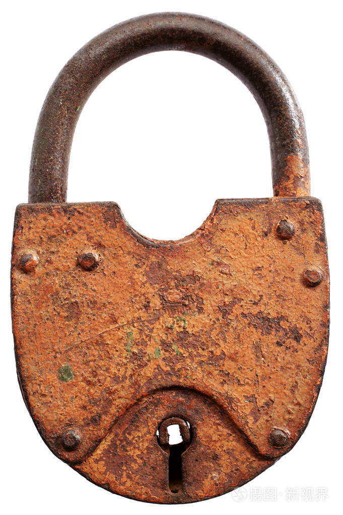 生锈的旧锁