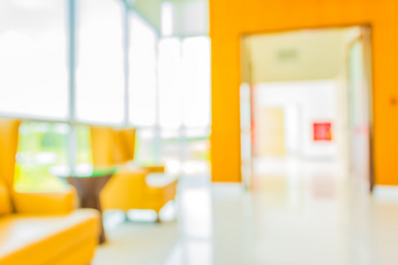 模糊图像的医院办公用房与桌椅的背景使用。