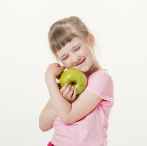 小女孩控股苹果
