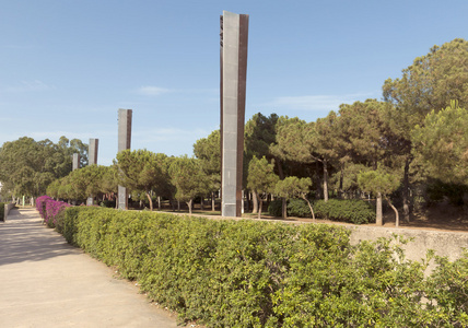 在 Poblenou 区的海滨大道