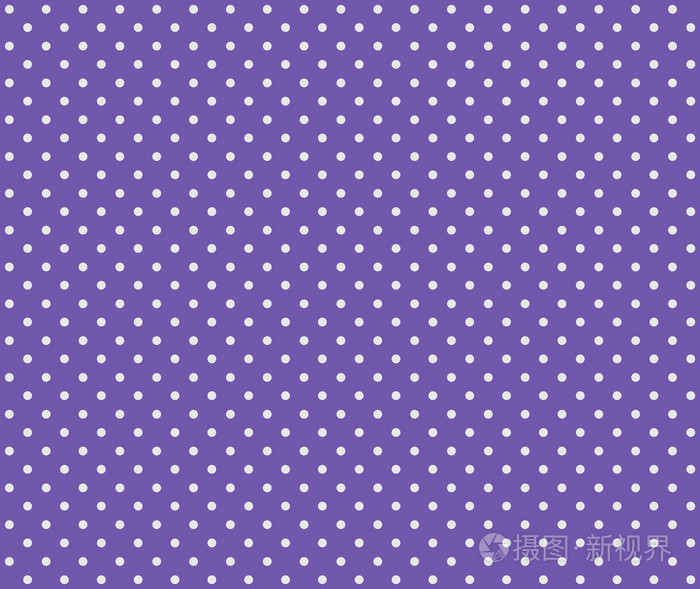 与白色的小圆点点缀紫色背景