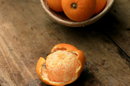 对木复古橙色水果