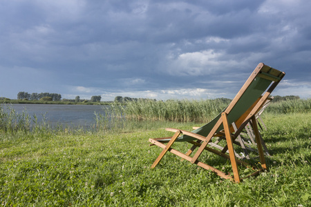 躺椅上湖，勃兰登堡，亚麻