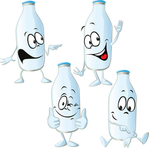 牛奶瓶卡通图片