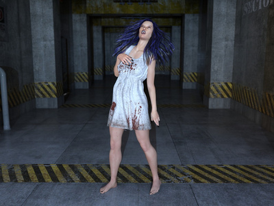 打灯笼的女僵尸图片