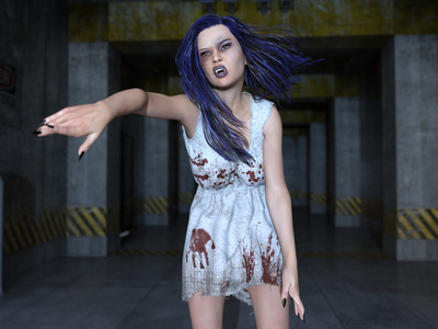 打灯笼的女僵尸图片