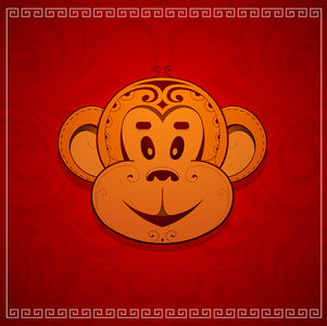 猴子卡通作为标志为 2016 年
