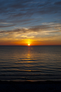 波罗的海上的日落