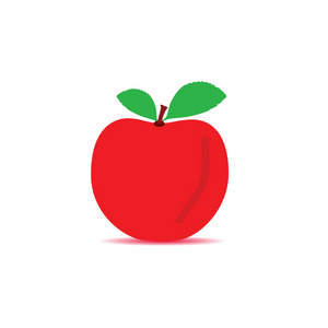 苹果红矢量图片