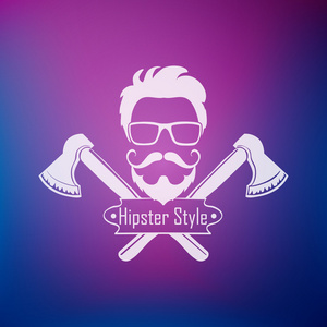 tiquette de style hipster