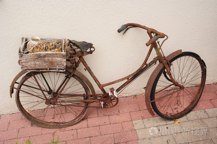 老式的女士自行车照片-正版商用图片1jo61g-摄图新视界