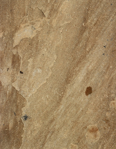 表面的褐色色调与大理石